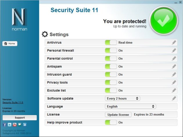 Norman Security Suite PRO Screenshots 2