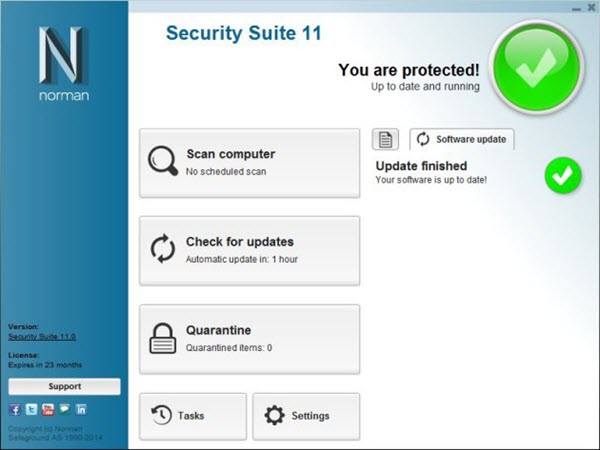 Norman Security Suite PRO Screenshots 1