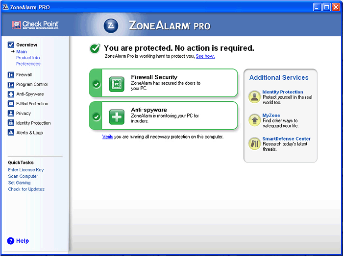 Windows 8 ZoneAlarm Pro Firewall 2012 full