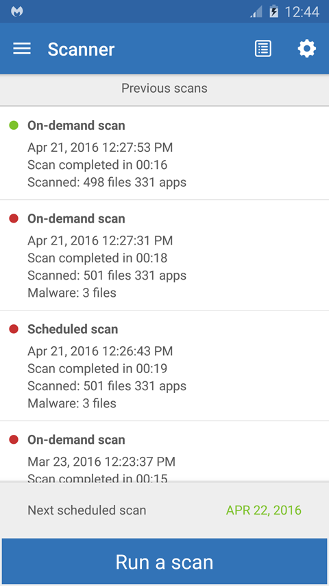 Malwarebytes Anti-Malware Mobile Screenshots 3