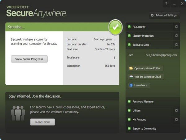 Webroot SecureAnywhere Internet Security Complete – $50 OFF Screenshots 1