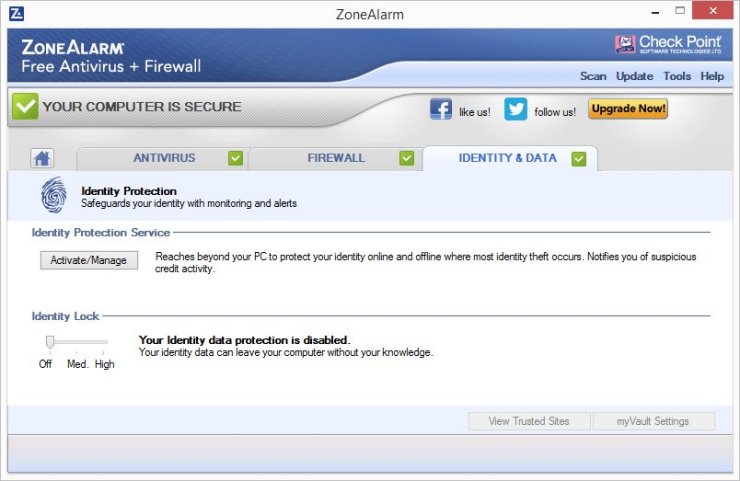 ZoneAlarm FREE ANTIVIRUS + Firewall 2016 Screenshots 9