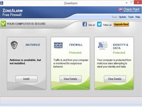 ZoneAlarm FREE FIREWALL 2016